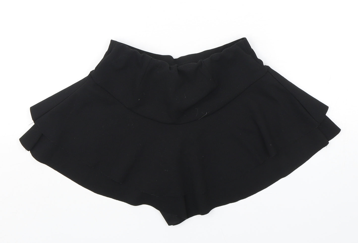 New Look Girls Black  Polyester Skater Skort Size 9 Years  Regular