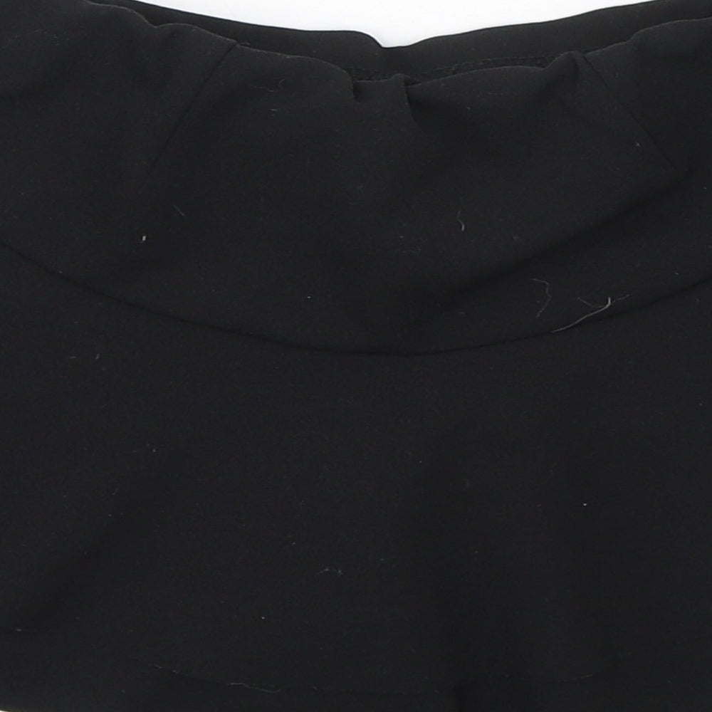 New Look Girls Black  Polyester Skater Skort Size 9 Years  Regular