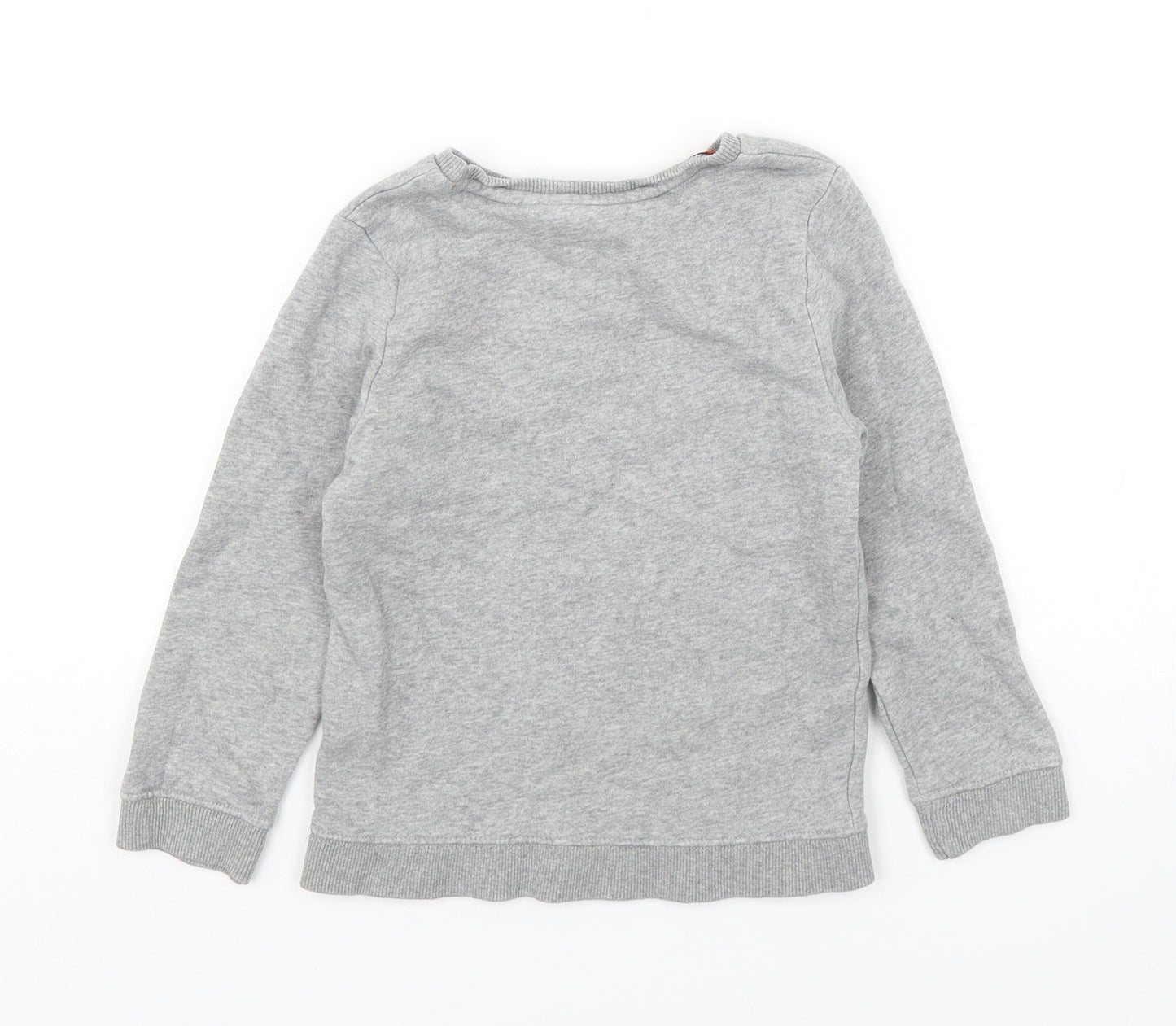 George Boys Grey  Cotton Pullover Sweatshirt Size 4-5 Years  Pullover - Bing