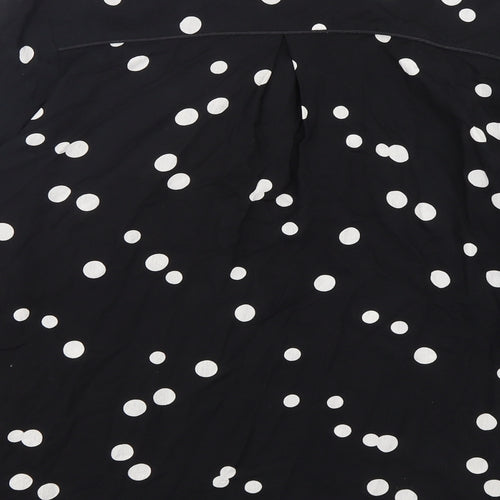 NEXT Womens Multicoloured Polka Dot Viscose Basic Button-Up Size 16 Collared