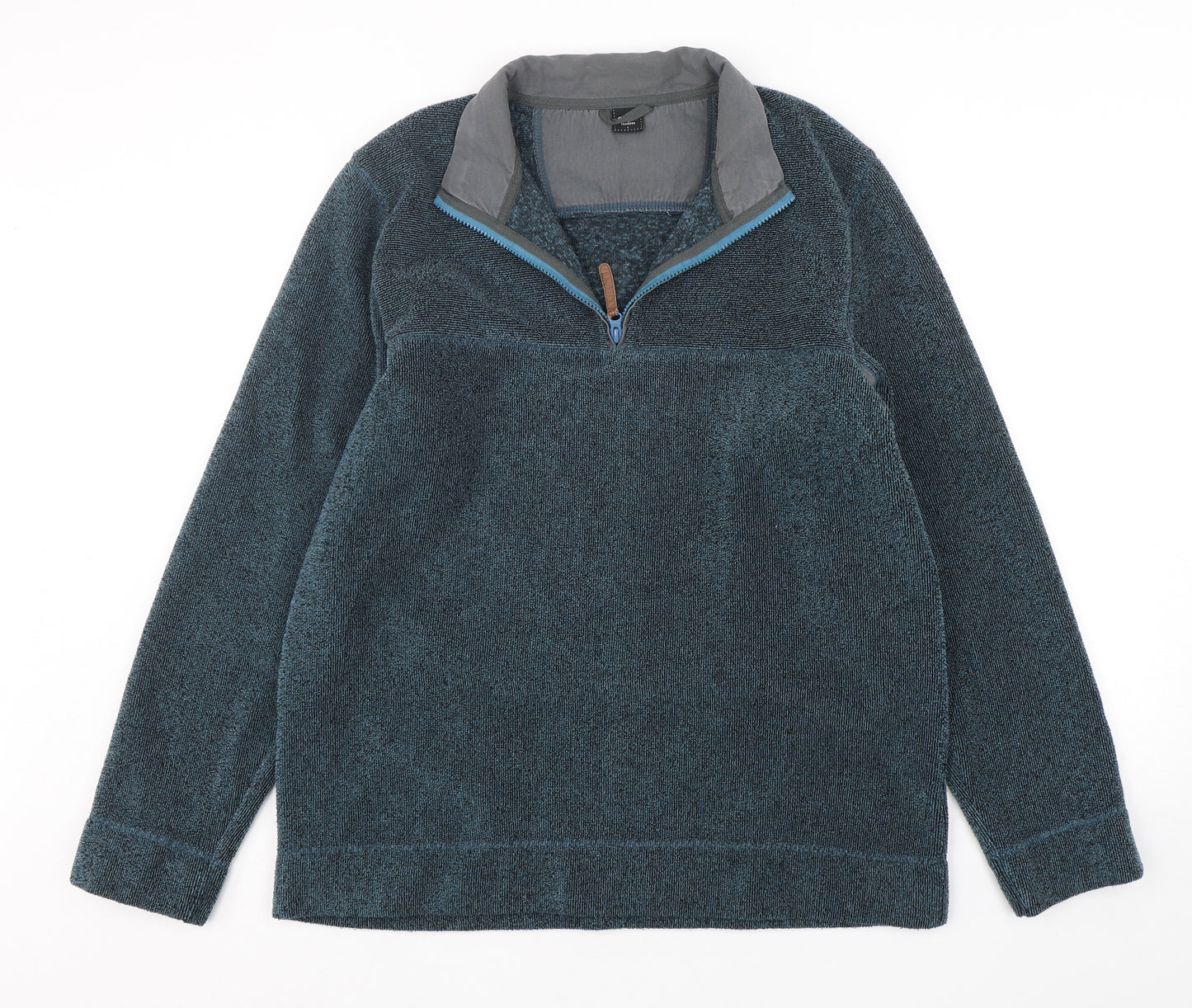 Cotton Traders  Mens Blue  Polyester Pullover Sweatshirt Size L