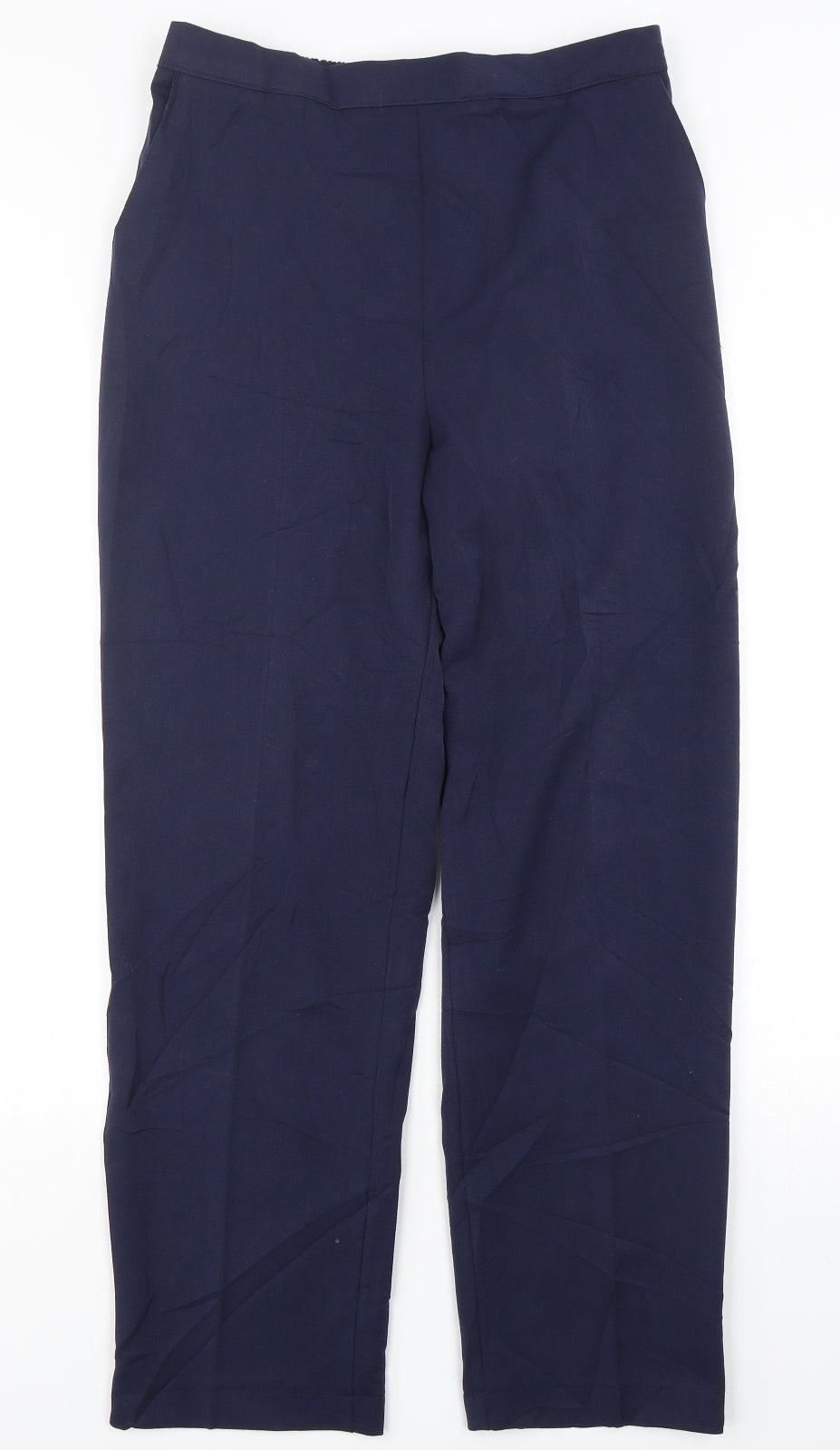 Emma Collection  Womens Blue  Polyester Trousers  Size 16 L29 in Regular