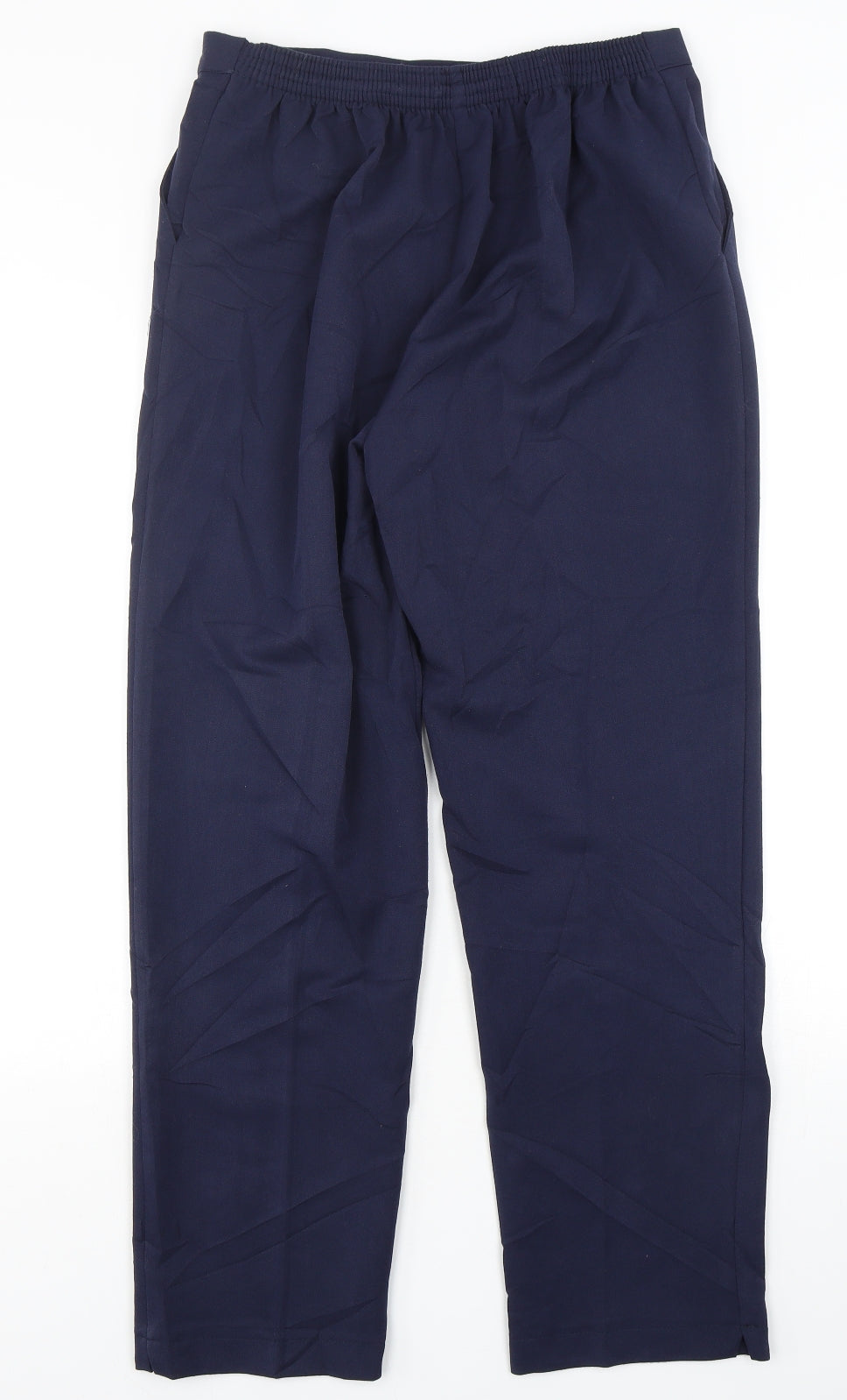 Emma Collection  Womens Blue  Polyester Trousers  Size 16 L29 in Regular