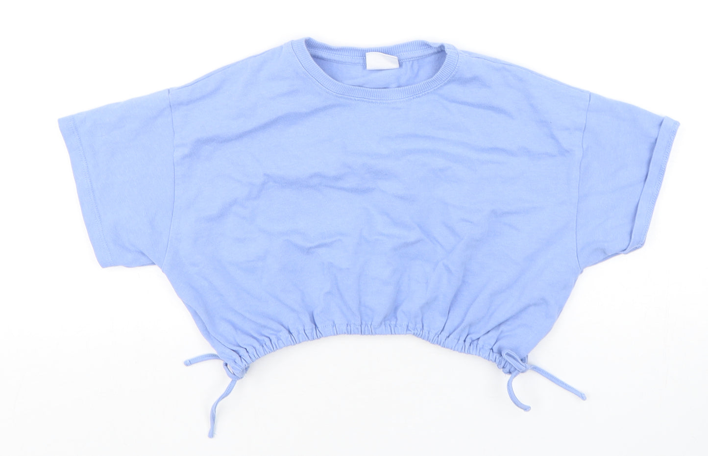 Zara Girls Blue  Cotton Pullover Sweatshirt Size 11-12 Years