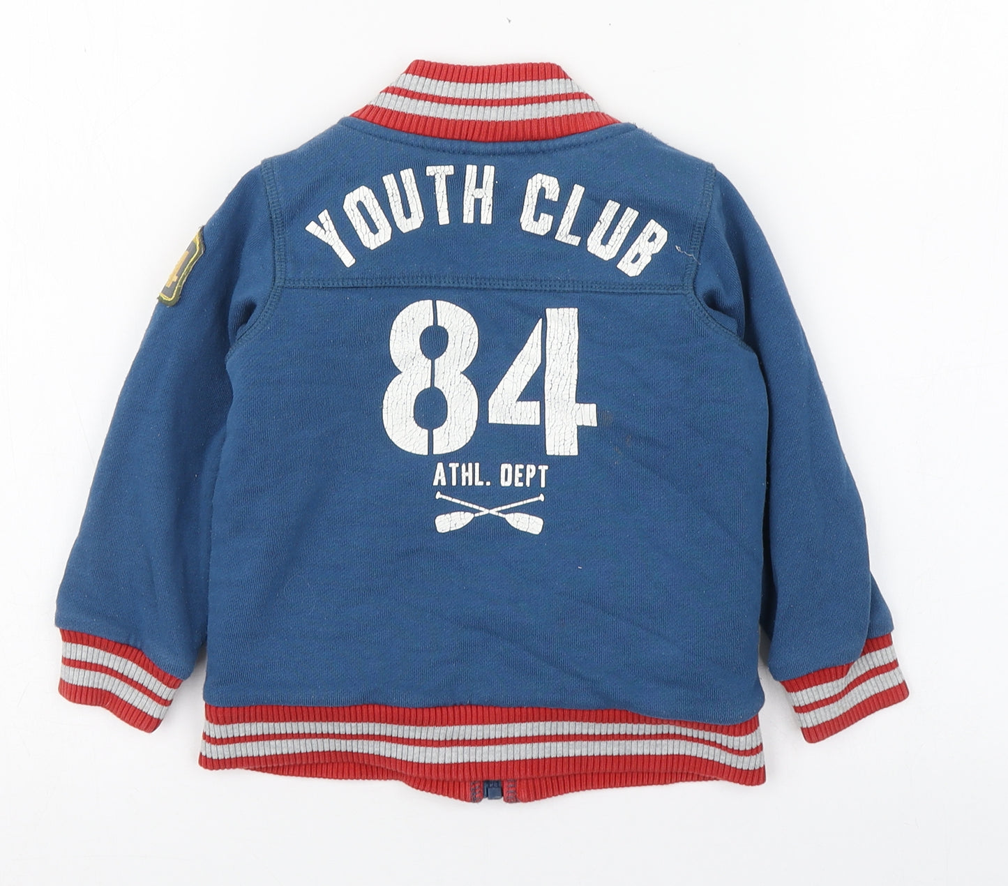 Marks and Spencer Boys Blue   Jacket  Size 2-3 Years  Zip