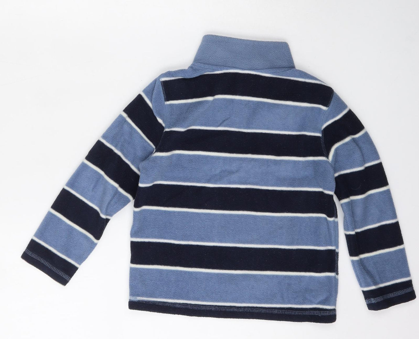 Gap Boys Multicoloured Striped Polyester Henley Sweatshirt Size 5 Years  Zip