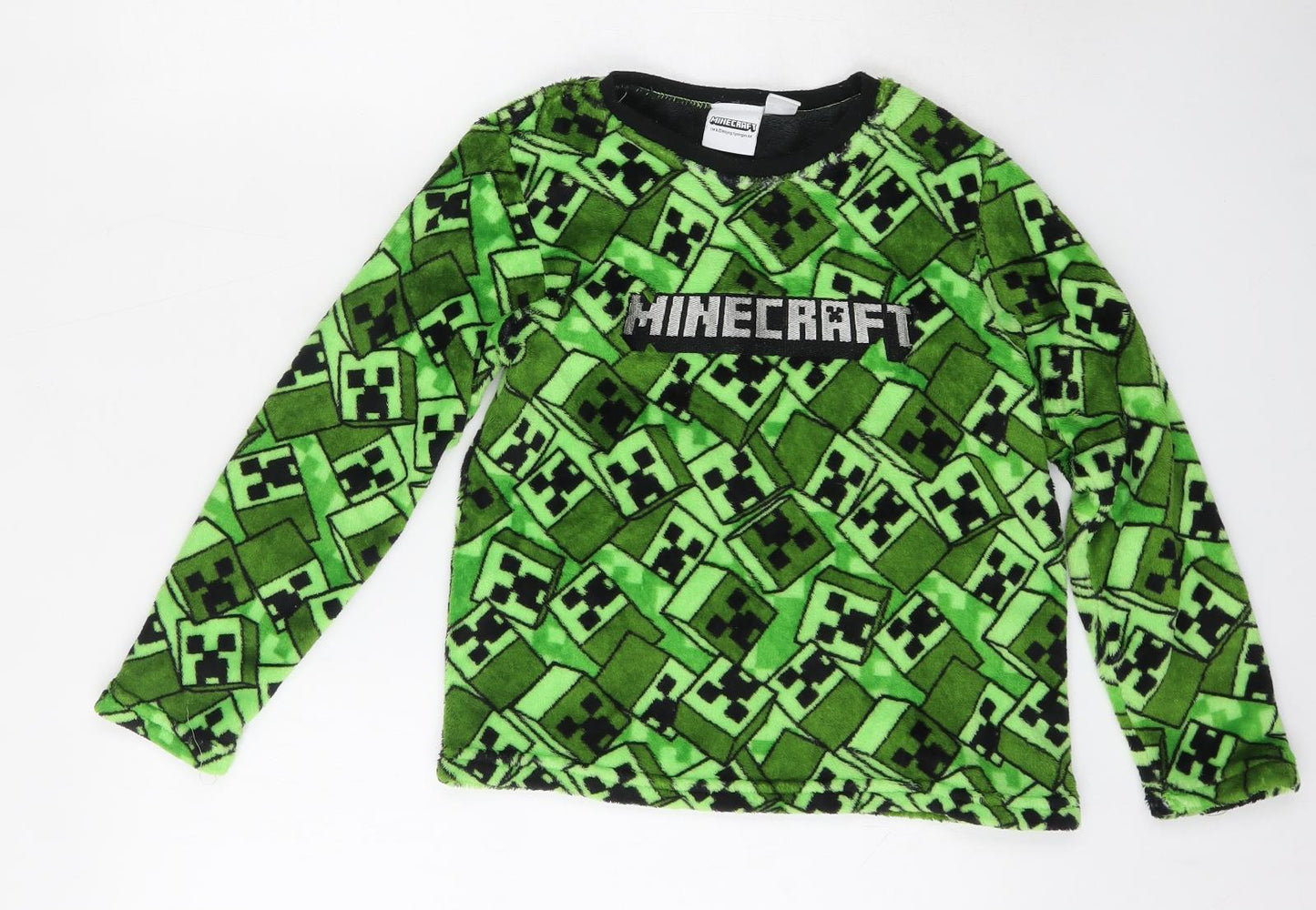 Primark Boys Multicoloured  Polyester Pullover Sweatshirt Size 7-8 Years   - MINECRAFT