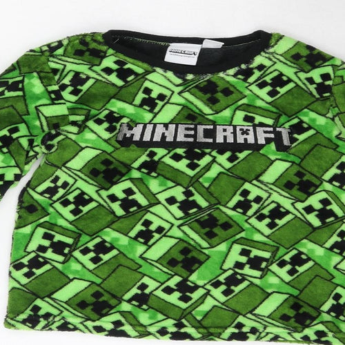 Primark Boys Multicoloured  Polyester Pullover Sweatshirt Size 7-8 Years   - MINECRAFT