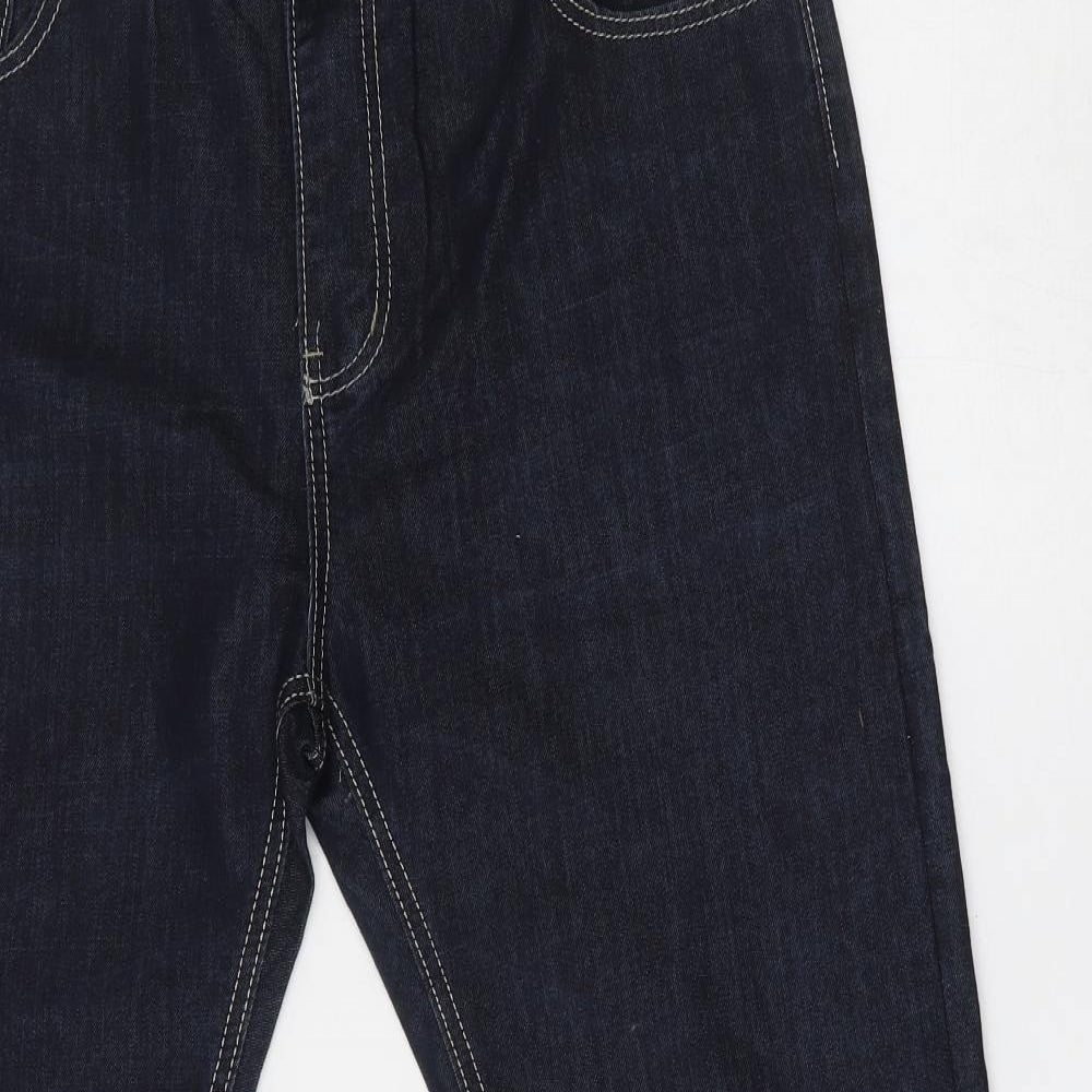 Jeans Wear Mens Blue  Cotton Straight Jeans Size 36 L31 in Regular Button