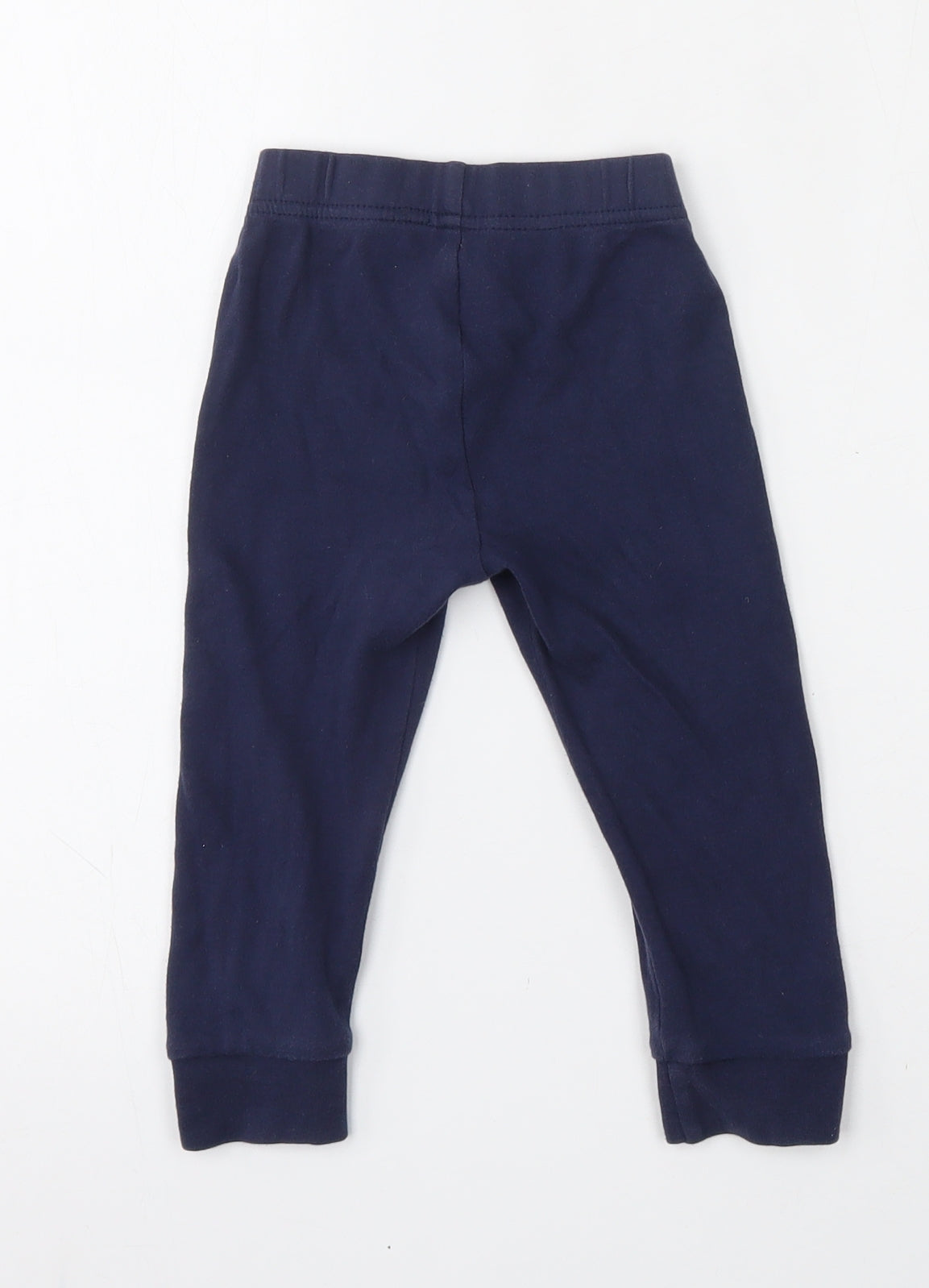 Dunnes Stores Boys Blue  Cotton Jogger Trousers Size 2 Years  Regular