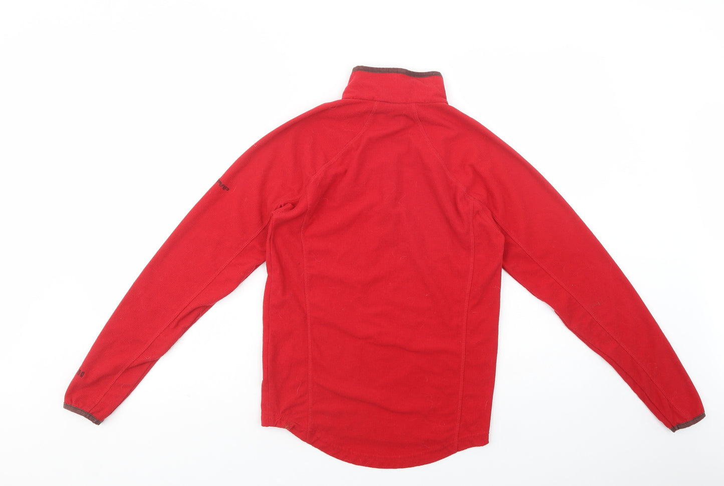 Trespass Womens Red  Polyester Pullover Sweatshirt Size XS  Zip