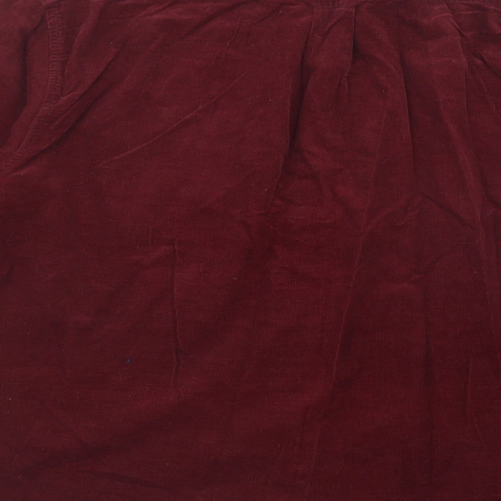 EWM Mens Purple  Cotton  Button-Up Size M Collared Button