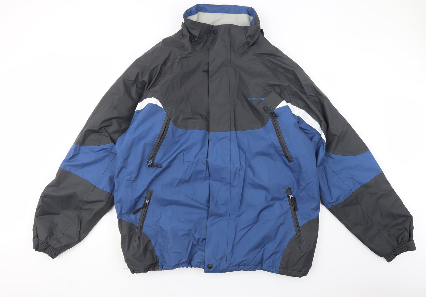 Trespass Mens Blue   Windbreaker Jacket Size 2XL  Zip