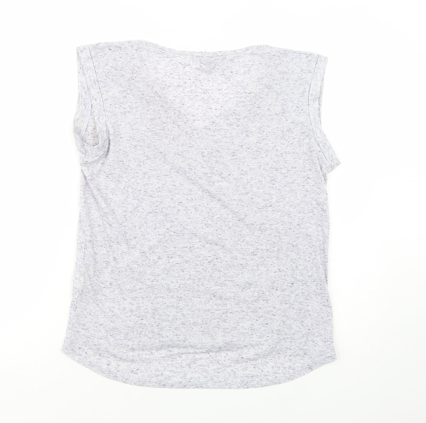 Atmosphere Womens Blue  Polyester Basic T-Shirt Size 10 V-Neck