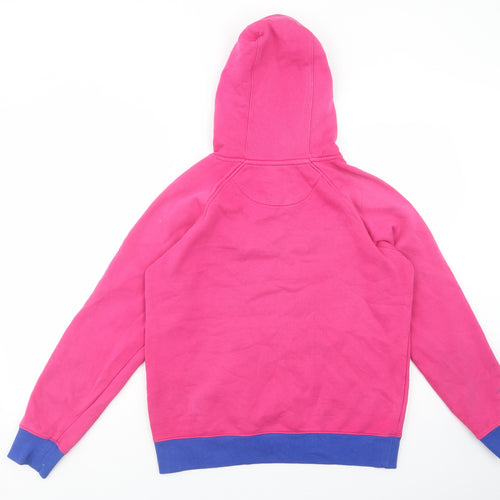 Canterbury Womens Pink  Cotton Pullover Hoodie Size 12  Pullover