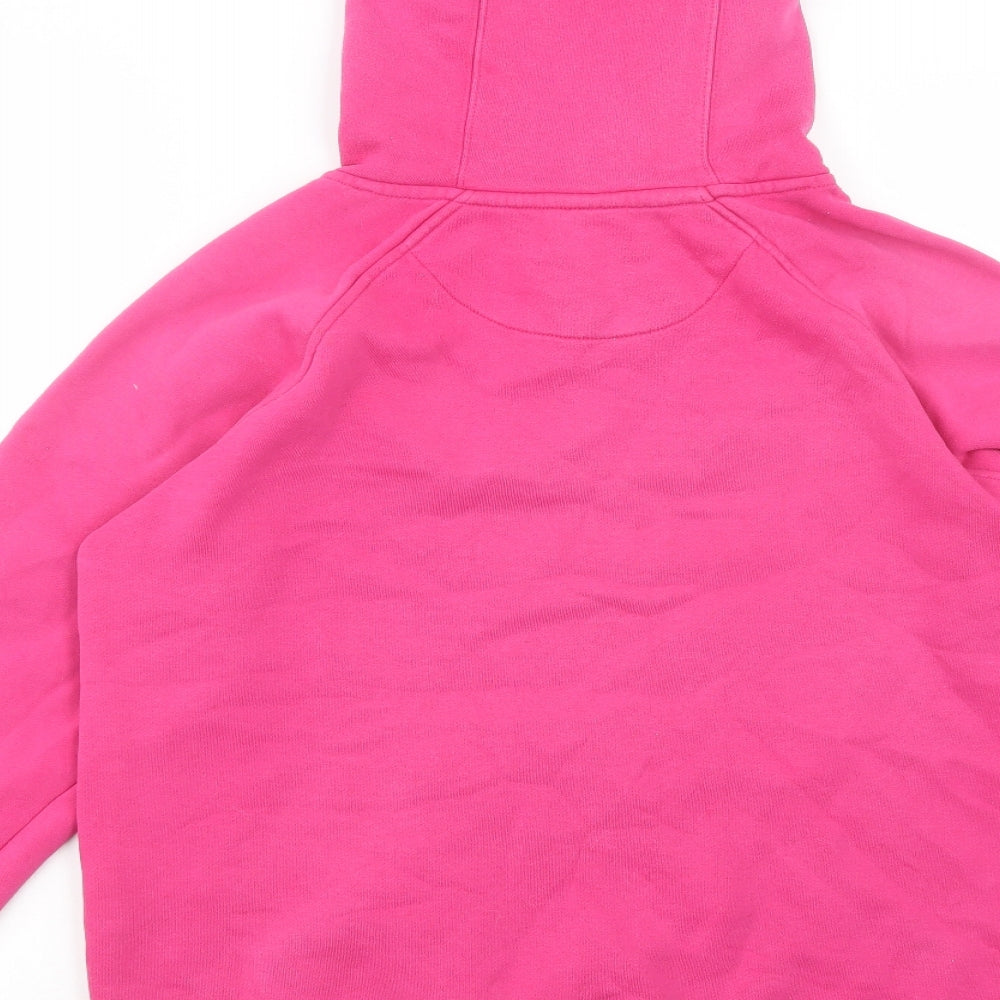 Canterbury Womens Pink  Cotton Pullover Hoodie Size 12  Pullover