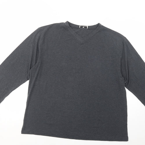 Nicole  Marciano Womens Grey  Cotton Tunic T-Shirt Size XL V-Neck