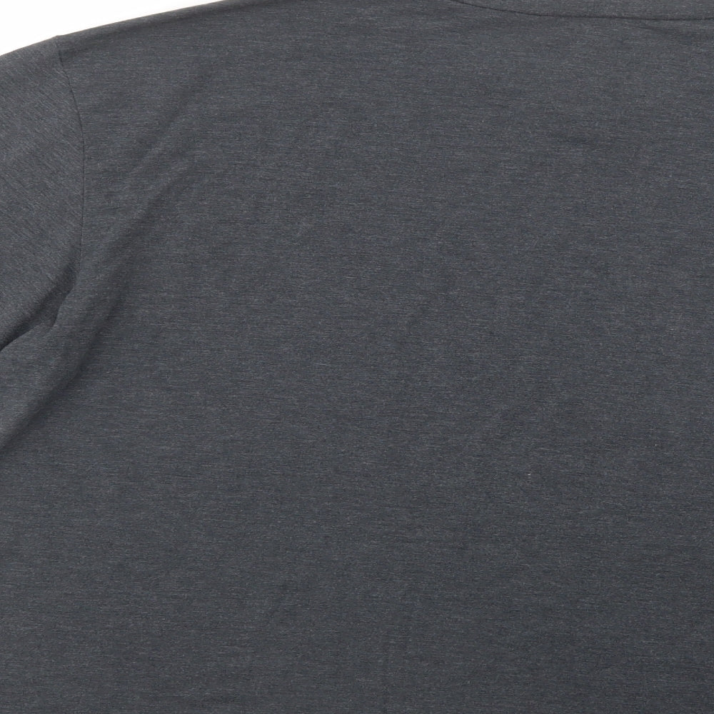 Nicole  Marciano Womens Grey  Cotton Tunic T-Shirt Size XL V-Neck