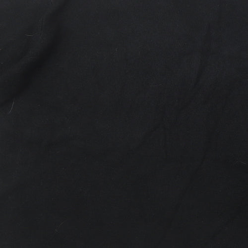Cashmasoft Womens Black V-Neck  Acrylic Pullover Jumper Size XL