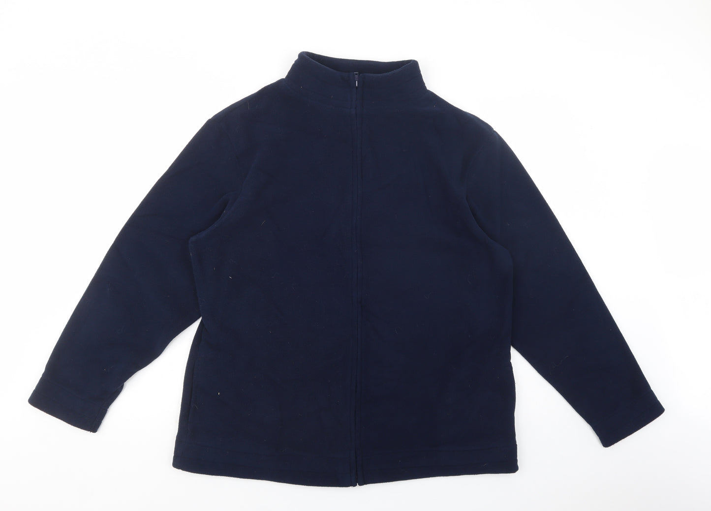 South Lodge Mens Blue  Polyester Full Zip Sweatshirt Size XL
