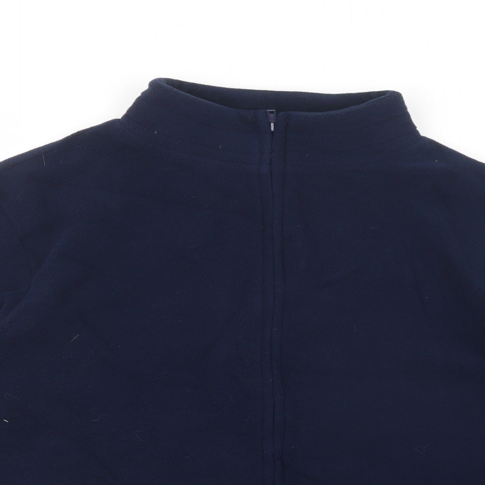 South Lodge Mens Blue  Polyester Full Zip Sweatshirt Size XL