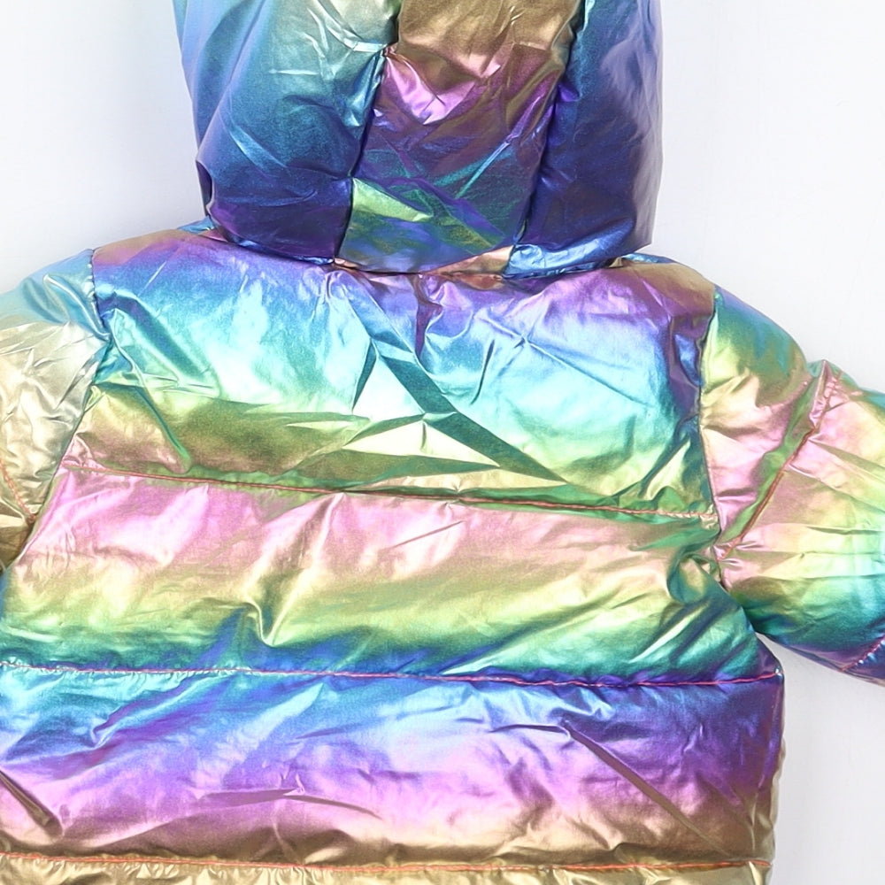 Billieblush Girls Multicoloured   Basic Coat Coat Size 0-3 Months   Zip