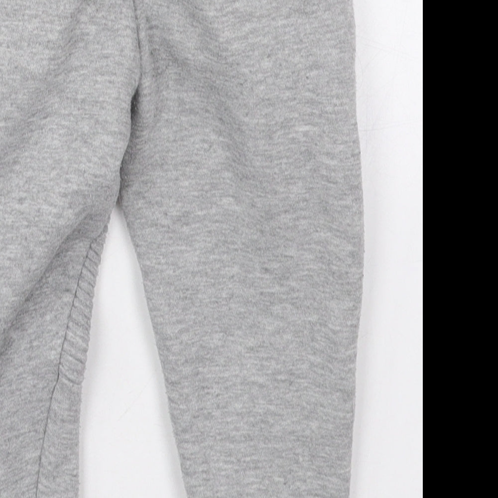 Pep&Co Boys Grey  Cotton Sweatpants Trousers Size 2-3 Years  Regular Drawstring