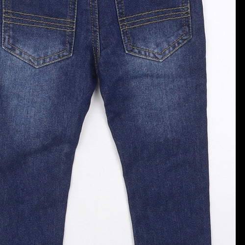 Pep&Co Boys Blue  Cotton Skinny Jeans Size 2-3 Years  Regular Button