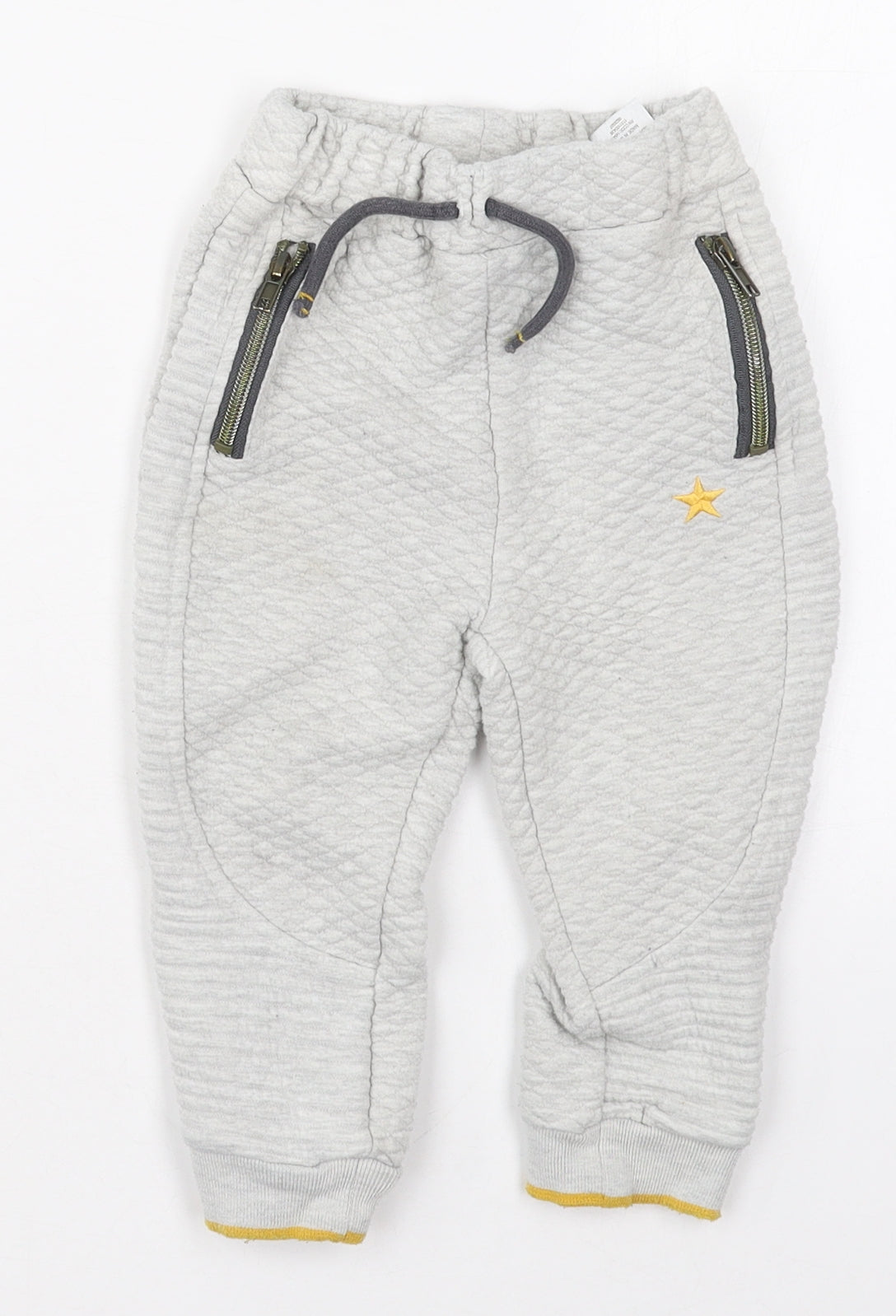 Primark Boys Grey  Polyester  Trousers Size 2-3 Years  Regular Drawstring