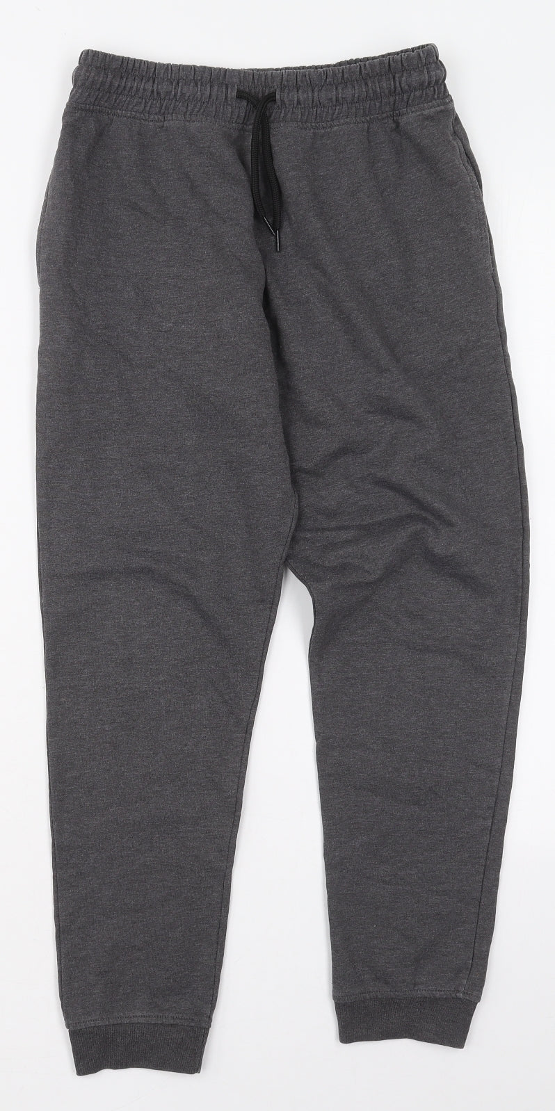 NEXT Boys Grey  Cotton Sweatpants Trousers Size 12 Years  Regular Drawstring