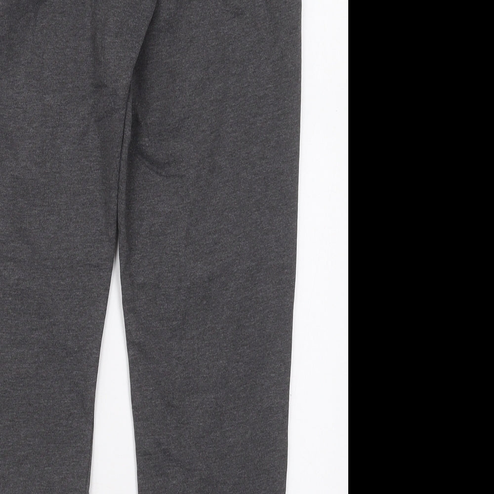 NEXT Boys Grey  Cotton Sweatpants Trousers Size 12 Years  Regular Drawstring