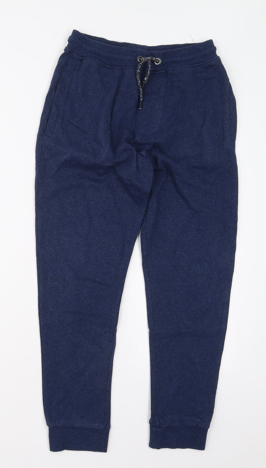 NEXT Boys Blue  Cotton Sweatpants Trousers Size 12 Years  Regular Drawstring