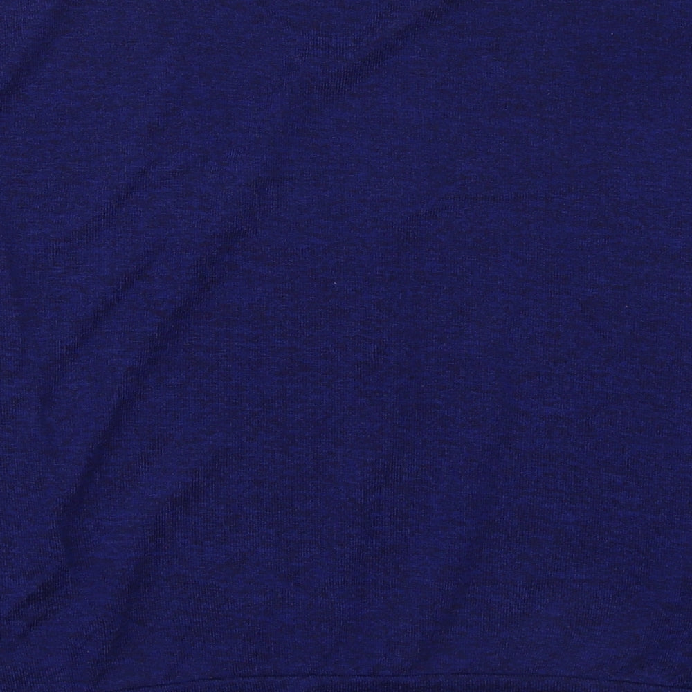 Wallis Womens Blue  Polyester Basic T-Shirt Size 16 Round Neck