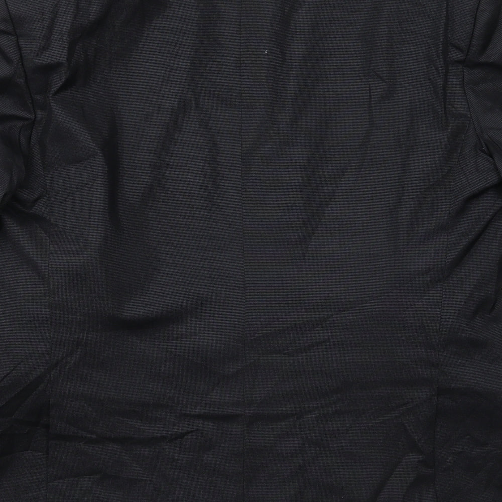 Ahmed Suiting Mens Grey  Polyester Jacket Suit Jacket Size 38