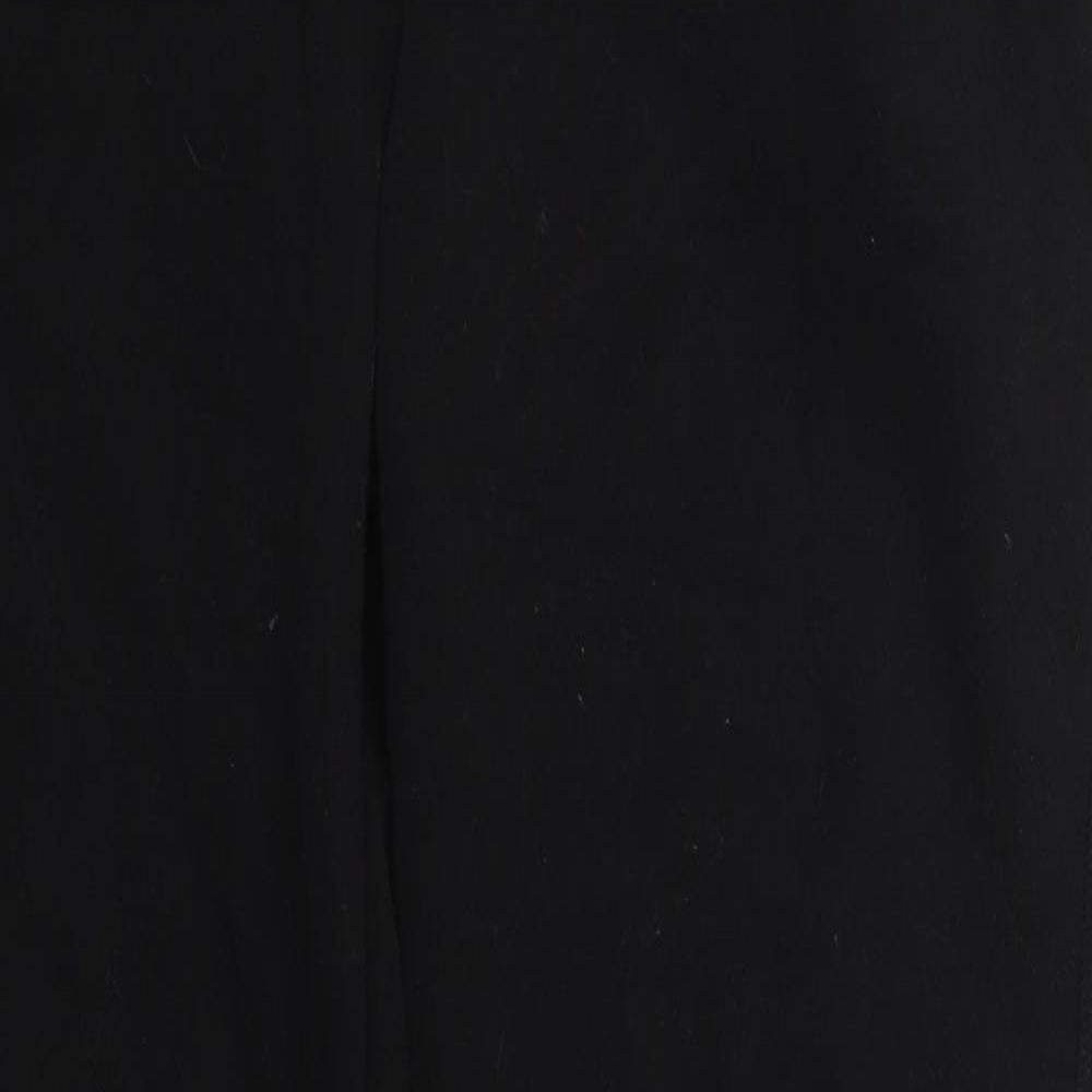 Primark Womens Black  Polyester Sweatpants Trousers Size 10 L27 in Regular Drawstring
