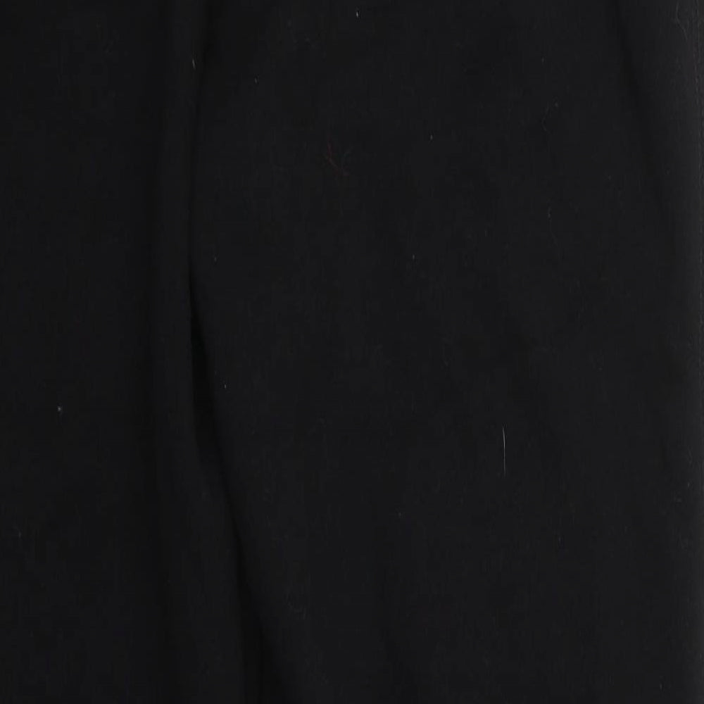 Primark Womens Black  Polyester Sweatpants Trousers Size 10 L27 in Regular Drawstring