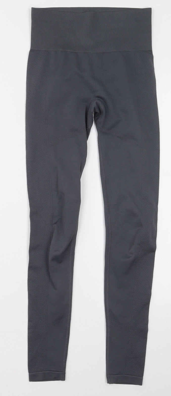 Primark Womens Grey  Polyester Compression Leggings Size XS L28 in Regular