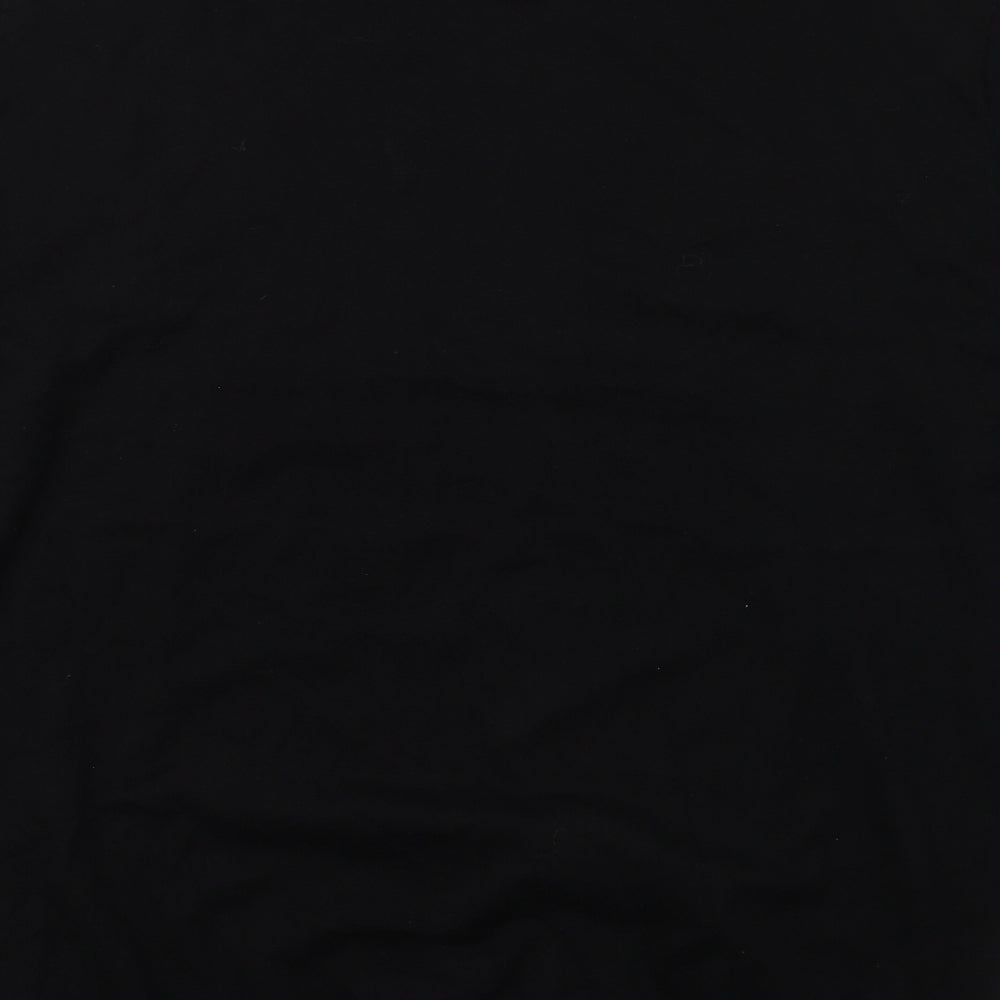 NEXT Mens Black Roll Neck  Cotton Pullover Jumper Size 2XL