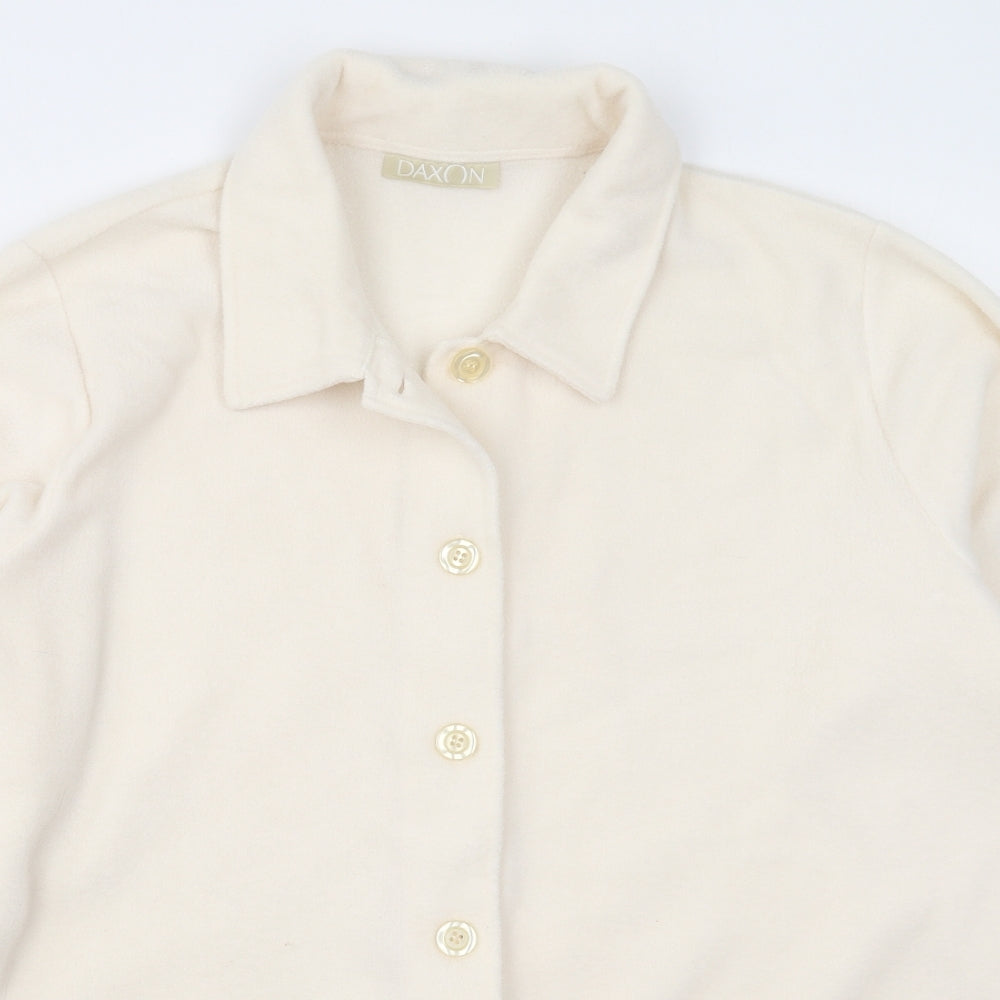 Daxon Womens Ivory   Jacket  Size 22  Button - Flowers