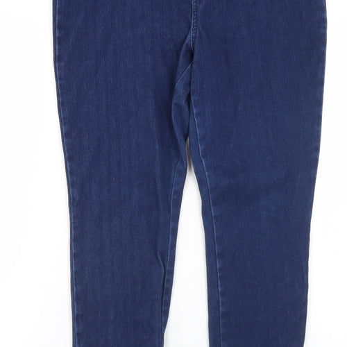 TU Womens Blue  Cotton Jegging Jeans Size 14 L26 in Regular