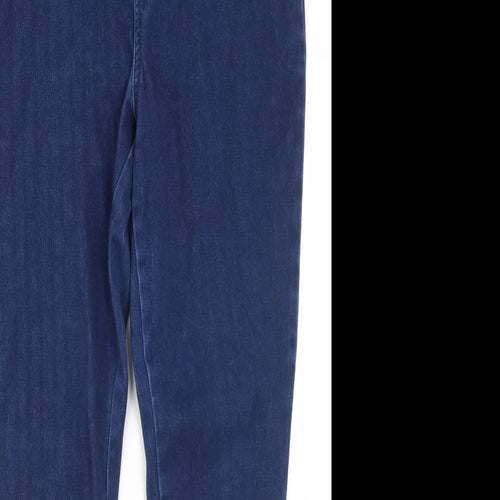 TU Womens Blue  Cotton Jegging Jeans Size 14 L26 in Regular