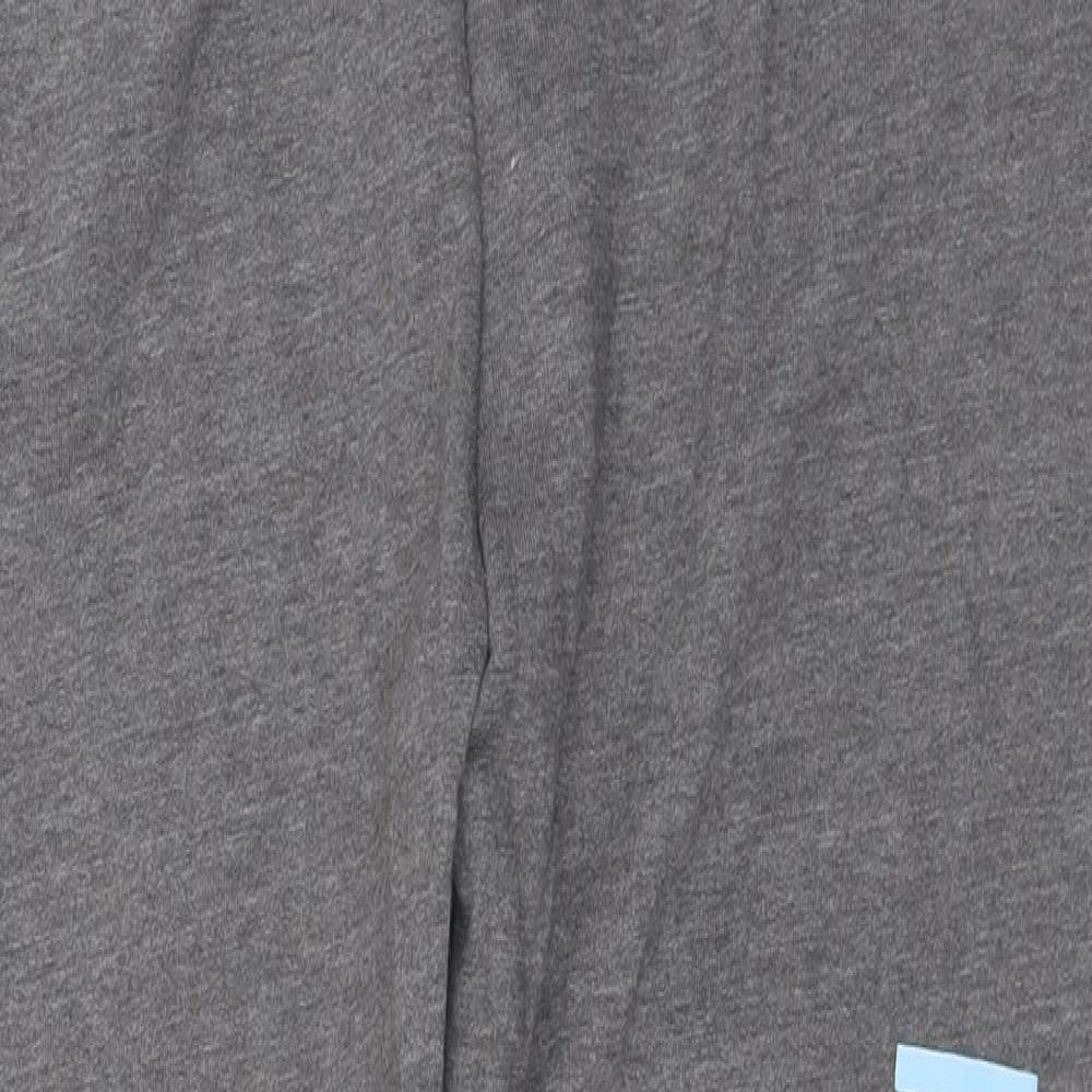 Crosshatch Mens Grey  Cotton Jogger Trousers Size XL L31 in Regular Drawstring