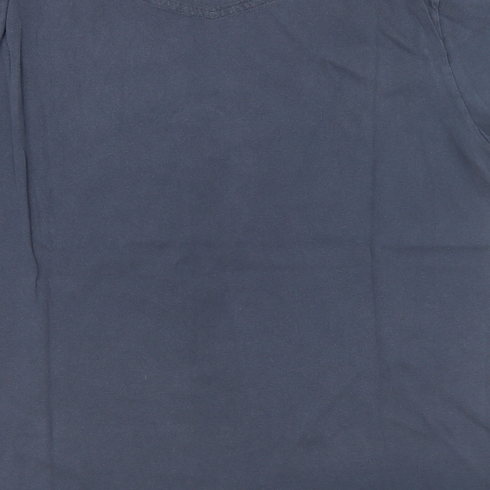 Fat Face Mens Blue  Cotton  T-Shirt Size M Crew Neck  - Whale