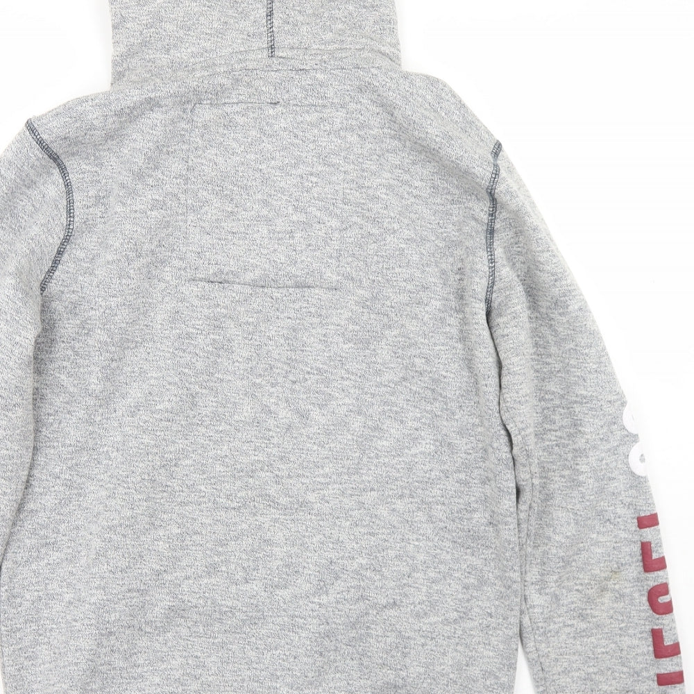 Diesel Mens Grey  Polyester Full Zip Hoodie Size M