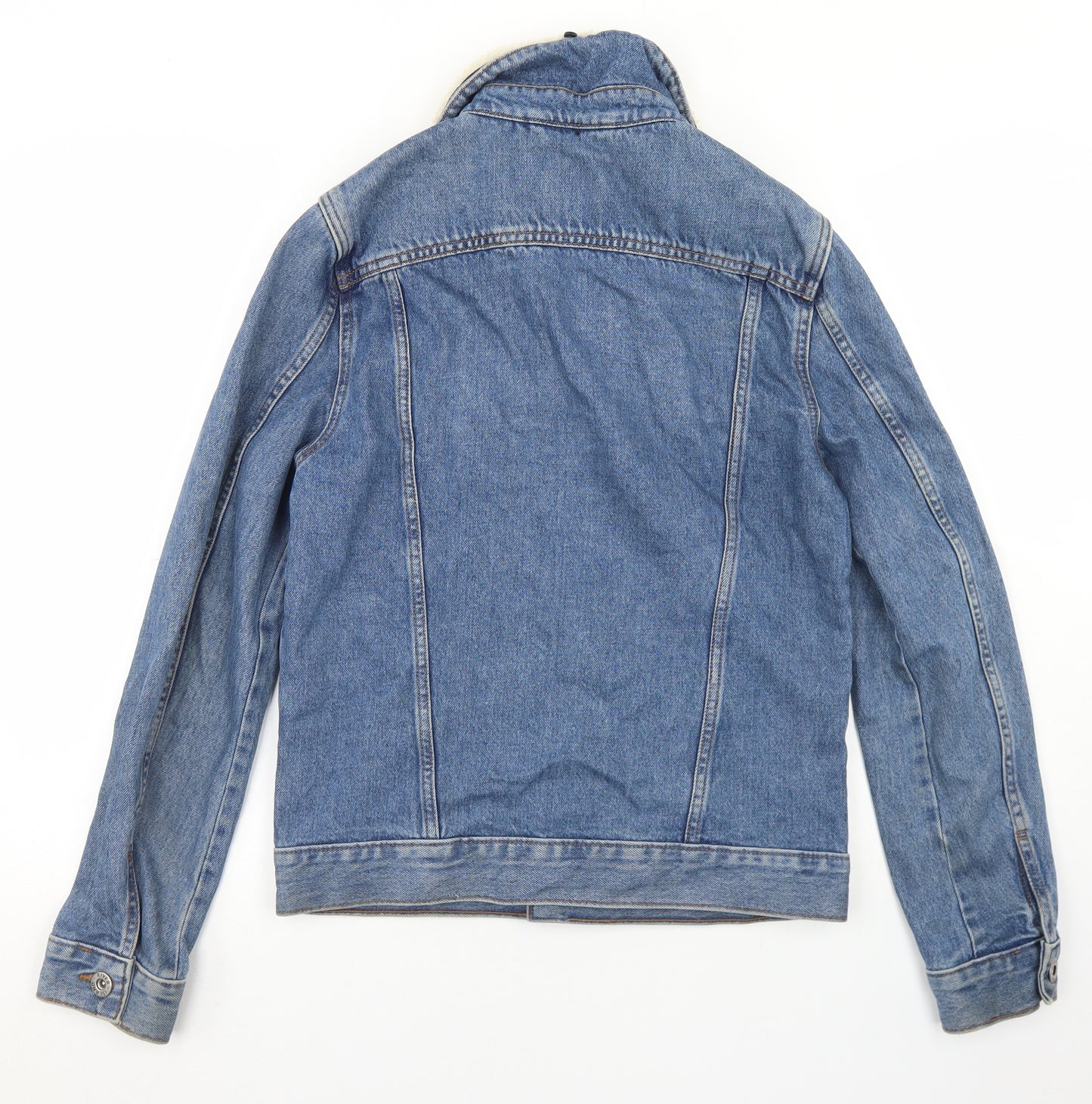 River Island Mens Blue   Jacket  Size S  Button