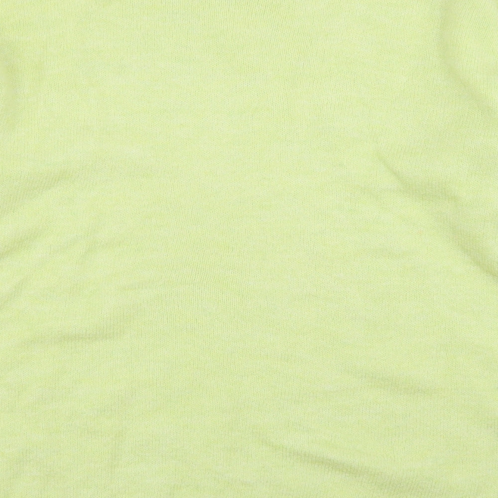NEXT Womens Green Crew Neck  Acrylic Pullover Jumper Size L