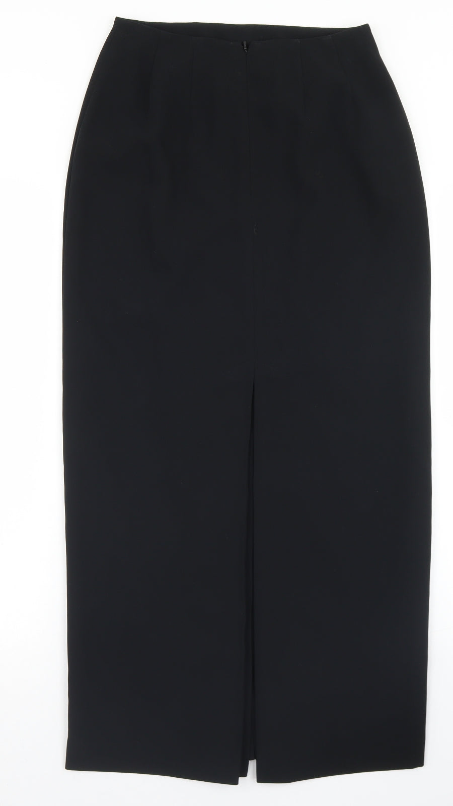 NEXT Womens Black  Polyester Straight & Pencil Skirt Size 8   Zip