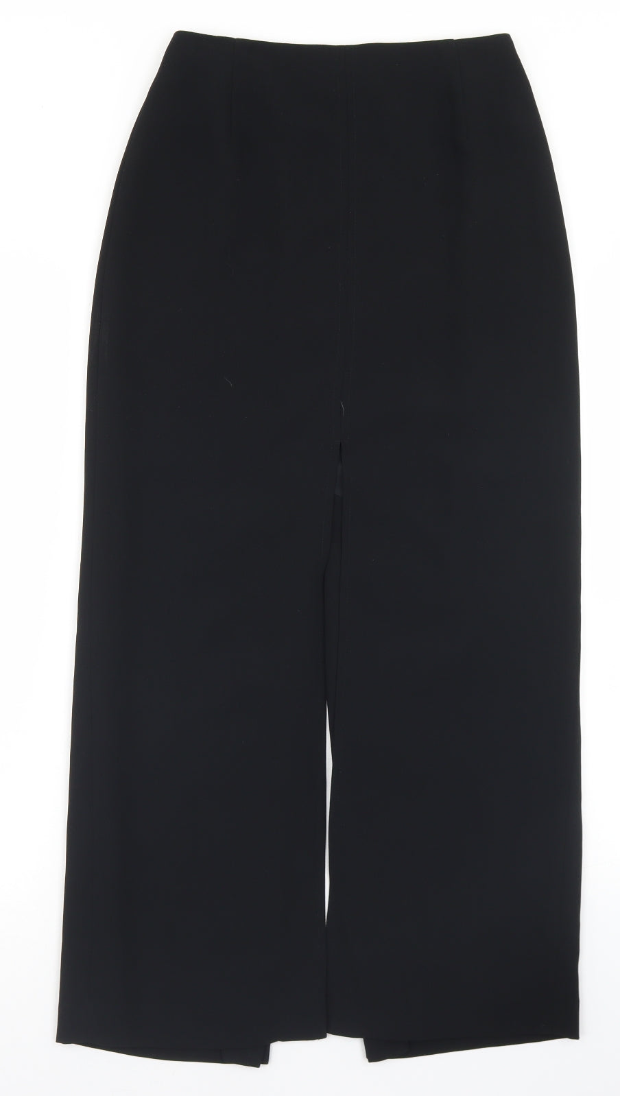 NEXT Womens Black  Polyester Straight & Pencil Skirt Size 8   Zip