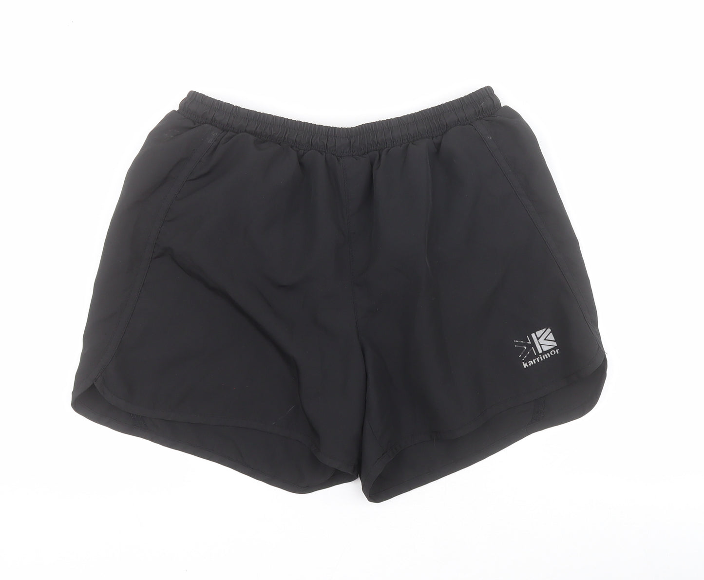 Karrimor Womens Black  100% Polyester Athletic Shorts Size 14 L5 in Regular Drawstring