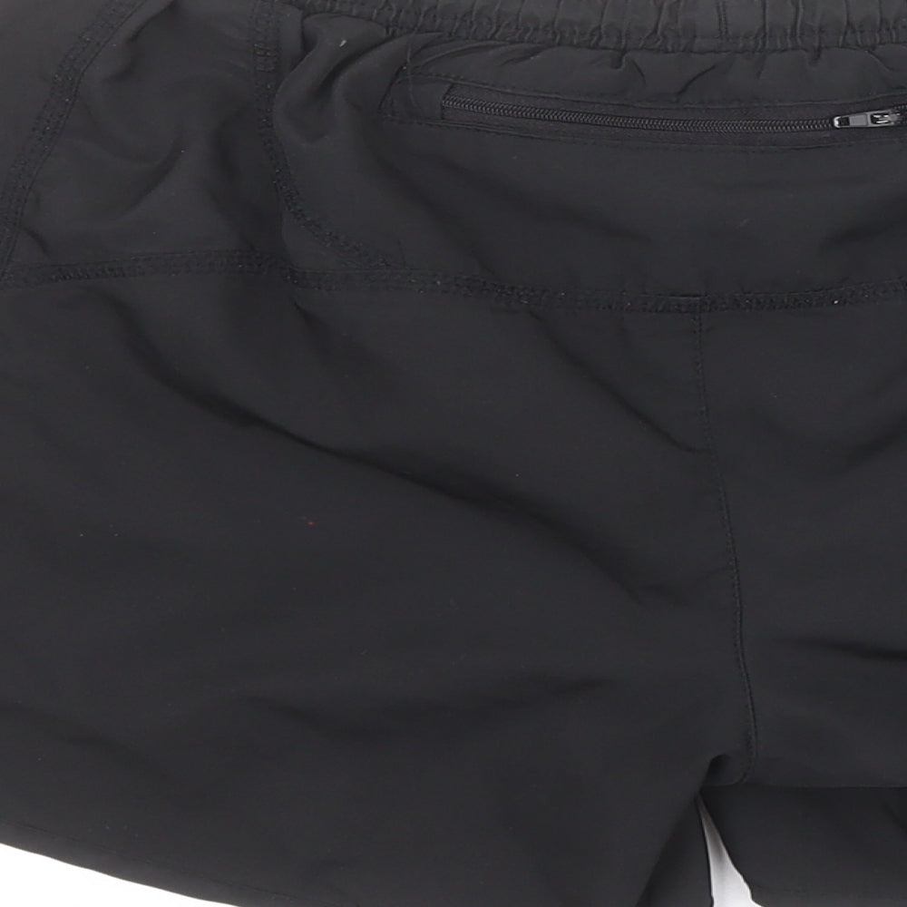 Karrimor Womens Black  100% Polyester Athletic Shorts Size 14 L5 in Regular Drawstring